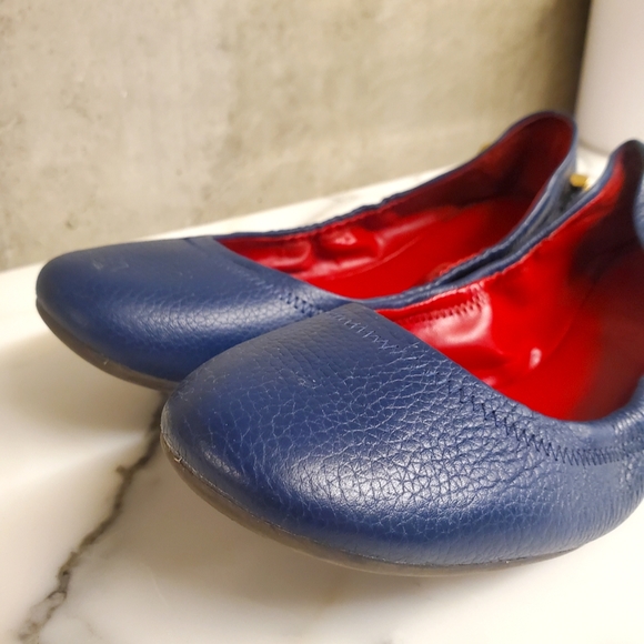 Ralph Lauren Navy Blue Ballet Flats / Size 8 - Picture 3 of 7